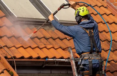 Démoussage et hydrofuge de toiture à Bidache